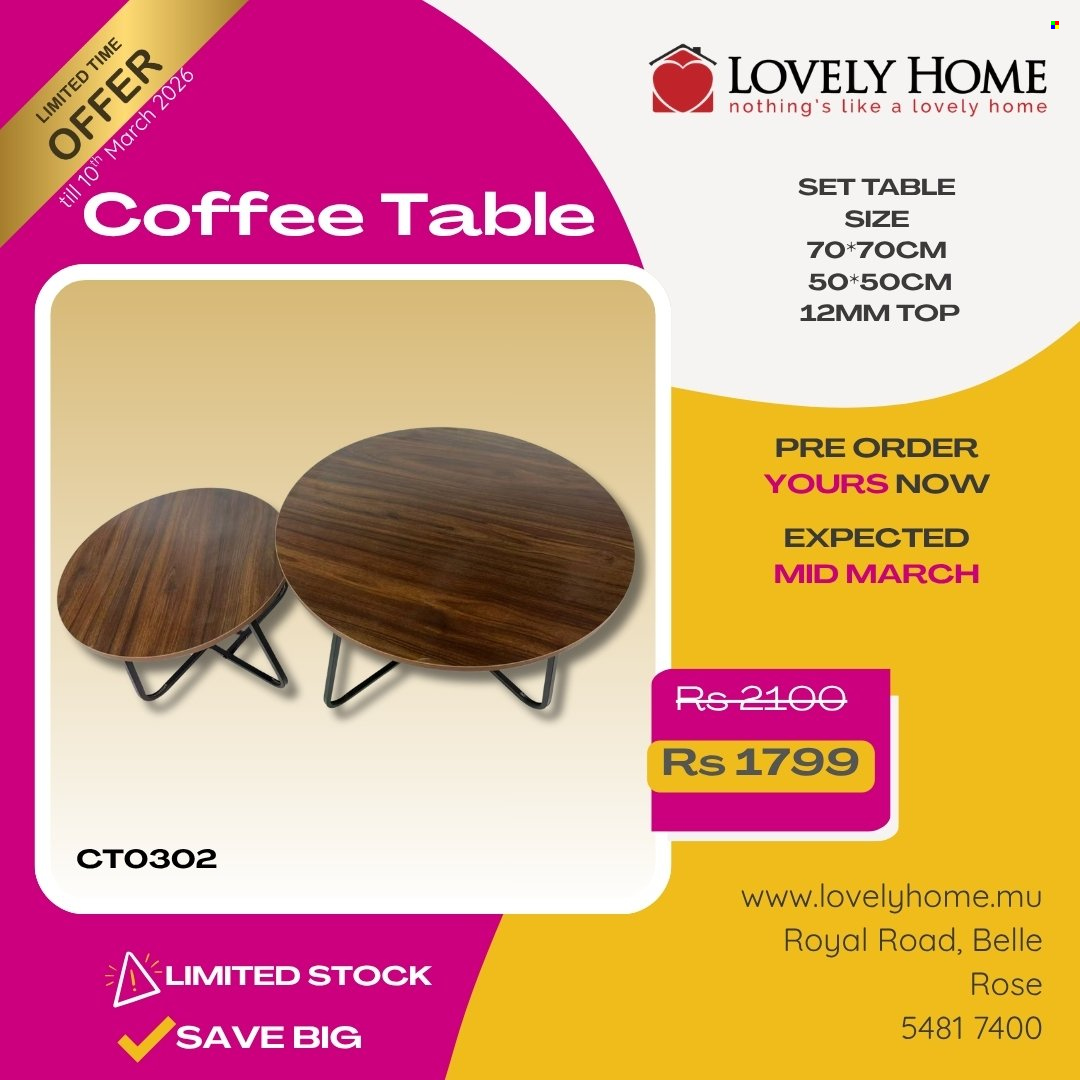 Lovely Home catalogue. Page 1