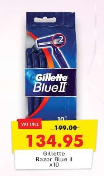 Gillette Razor Blue II x10