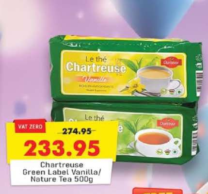 Chartreuse Green Label Vanilla/Nature Tea 500g
