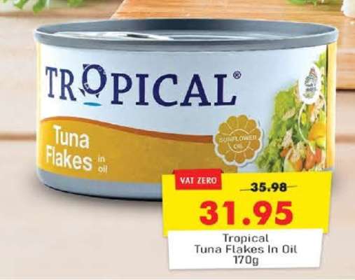 Tropical Tuna Flakes in Oil