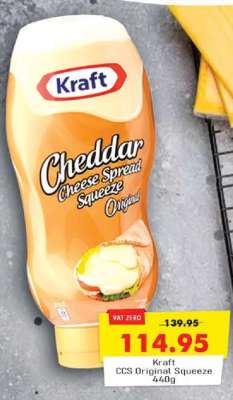 Kraft Ccs Original Squeeze 440g