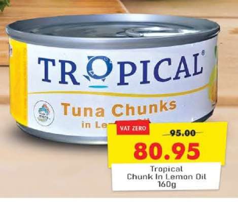 Tropical Chunk In Lemon Oil 160g