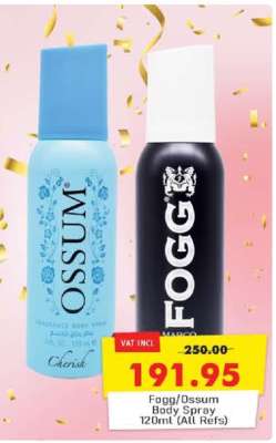 Fogg Ossum/Body Spray 120ml (All Refs)
