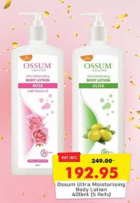 Ossum Ultra Moisturising Body Lotion 400ml