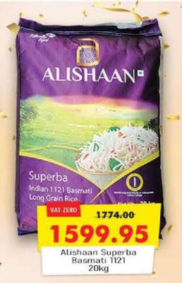 Alishaan Superba Basmati 1121 20kg