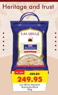 Lal Qilla Rozana Basmati Rice 5kg