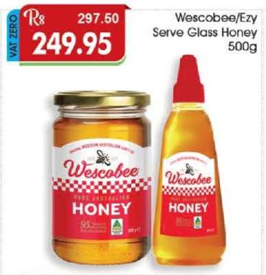 Wescobee/Ezy Serve Glass Honey