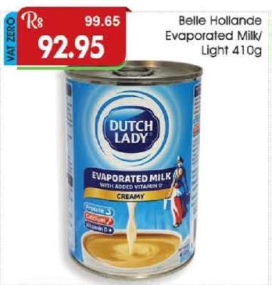 Belle Hollande Evaporated Milk/Light 410g