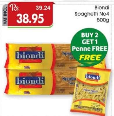 Biondi Spaghetti No4 500g