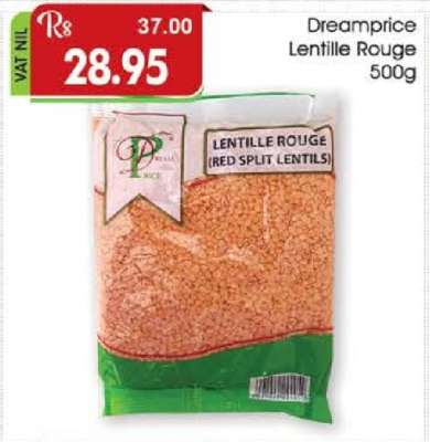 Dreamprice Lentille Rouge 500g