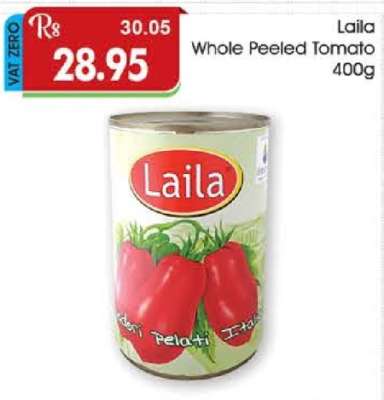 Laila Whole Peeled Tomato 400g