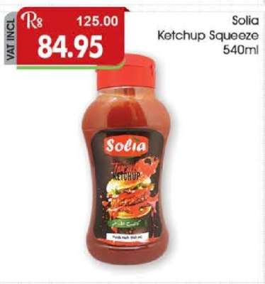 Solia Ketchup Squeeze 540ml