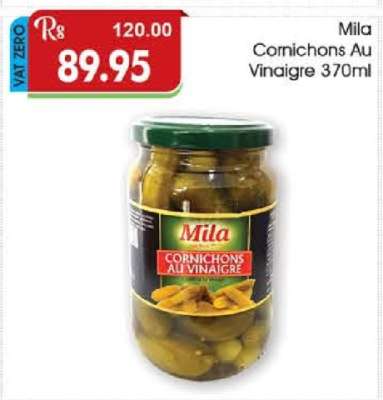 Mila Cornichons au Vinaigre 370ml