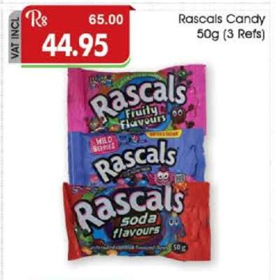 Rascals Candy 50g (3 Refs)