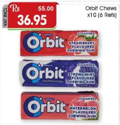 Orbit Chews x10 (6 Refs)