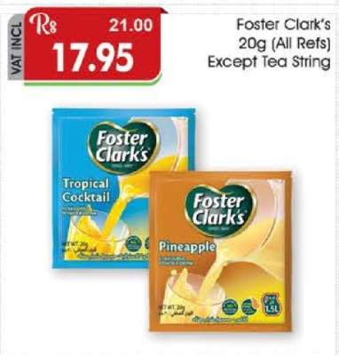 Foster Clark's 20g (All Refs) Except Tea String