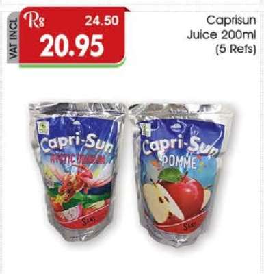 Caprisun Juice 200ml (5 Refs)