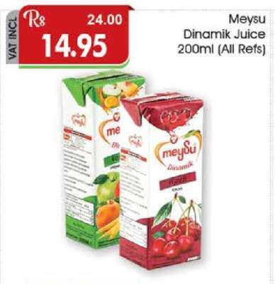Meysu Dinamik Juice 200ml (All Refs)