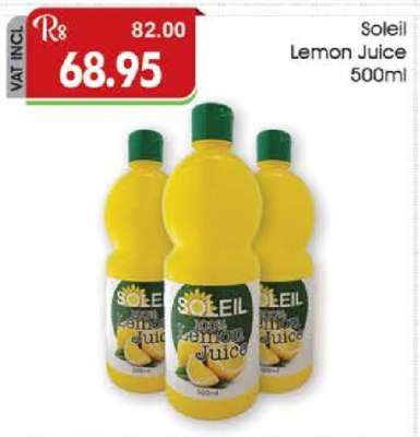 Soleil Lemon Juice 500ml