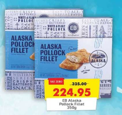 EB Alaska Pollock Fillet 350g