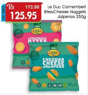 Le Duc Camembert Bites/Cheese Nuggets Jalapenos 250g
