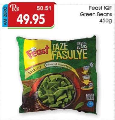 Feast IQF Green Beans 450g