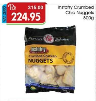 Instafry Crumbed Chic Nuggets 800g