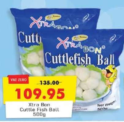 Xtra Bon Cuttle Fish Ball 500g