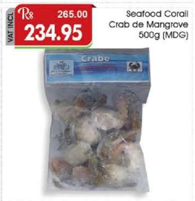 Seafood Corail Crab De Mangrove 500g (MDG)