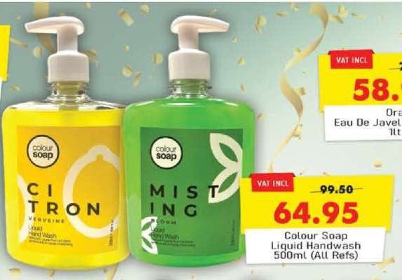 Colour Soap Liquid Handwash 500ml (All Refs)