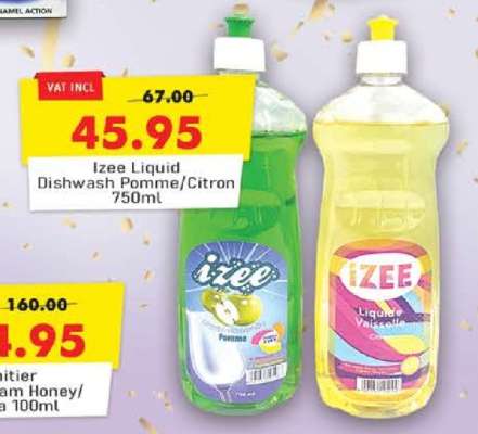 Izee Liquid Dishwash Pomme/Citron 750ml