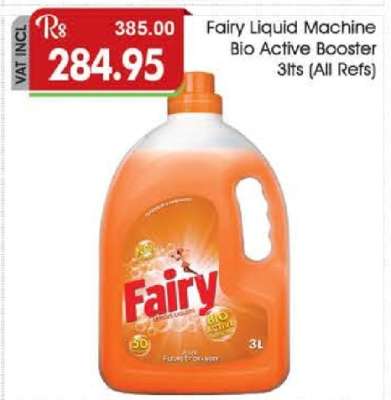 Fairy Liquid Machine Bio Active Booster 3lts (All Refs)
