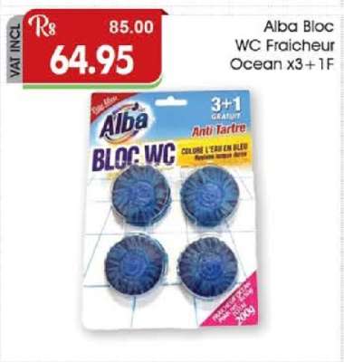 Alba Bloc WC Fraicheur Ocean x3+1F