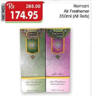 Hemani Air Freshener 350ml (All Refs)