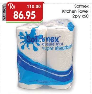 Softnex Kitchen Towel 2Ply x60