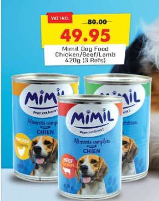 Mimil Dog Food Chicken/Beef/Lamb