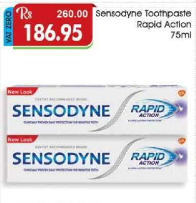 Sensodyne Toothpaste Rapid Action 75ml