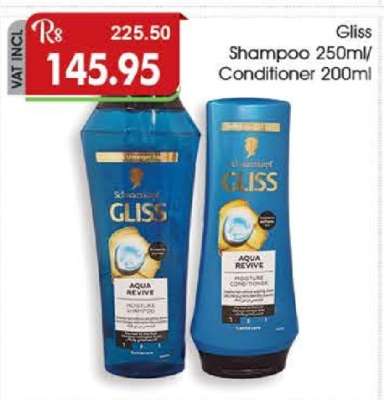 Gliss Shampoo 250ml/Conditioner 200ml