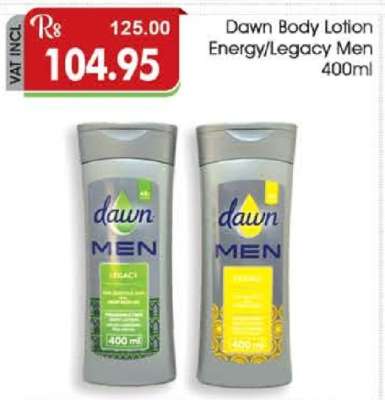 Dawn Body Lotion Energy/Legacy Men 400ml