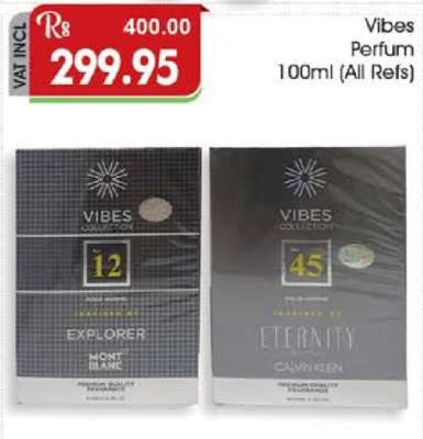 Vibes Perfume 100ml (All Refs)
