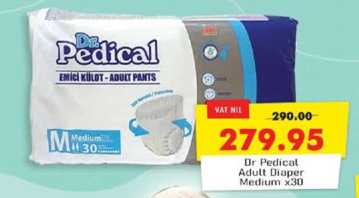 Dr Pedical Adult Diaper Medium x30