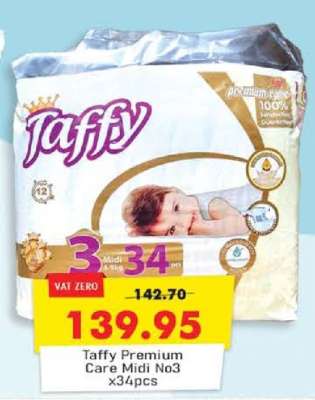 Taffy Premium Care Midi No3 x34pcs