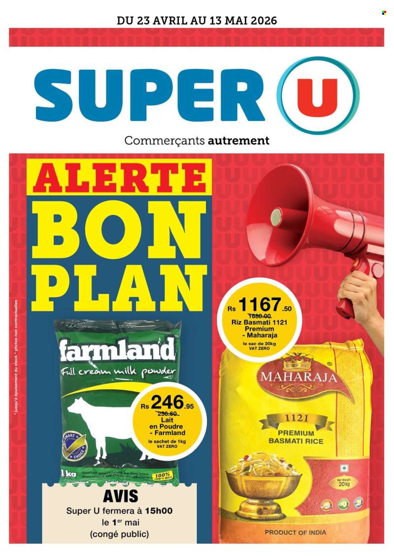 Super U Catalogue - 23.04.2026 - 13.05.2026.