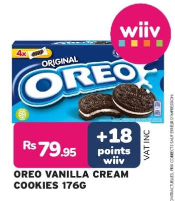 OREO VANILLA CREAM COOKIES 176G