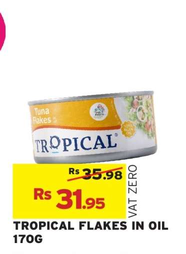 Tropical Flakes in Oil 170g