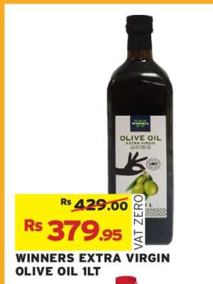WINNERS EXTRA VIRGIN OLIVE OIL 1LT