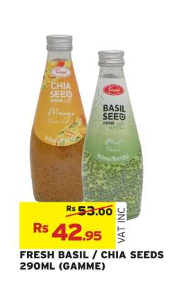 FRESH BASIL/CHIA SEEDS 290ML (GAMME)