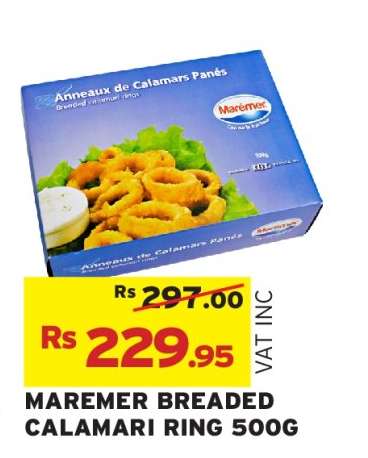 MAREMER BREADED CALAMARI RING 500G