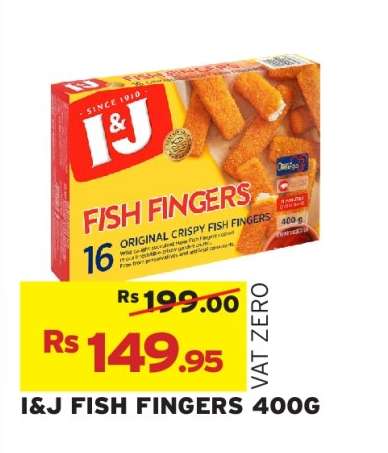 I&J FISH FINGERS 400G