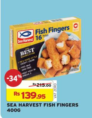 Sea Harvest Fish Fingers 400g